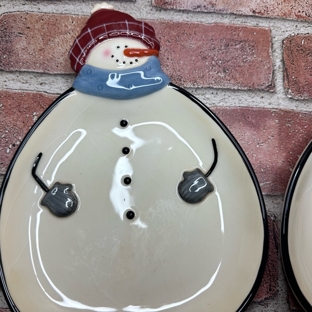 Snowman Plate - Picture 2 of 5